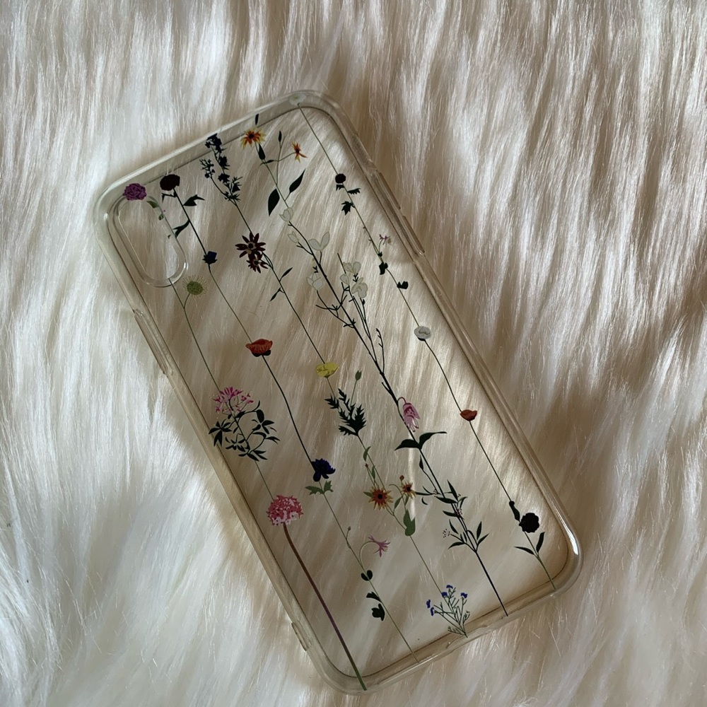 Floral iPhone XS case